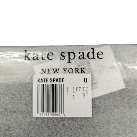 Kate Spade | Lucy L-Zip Wristlet | Black | Small - Picture 9 of 9